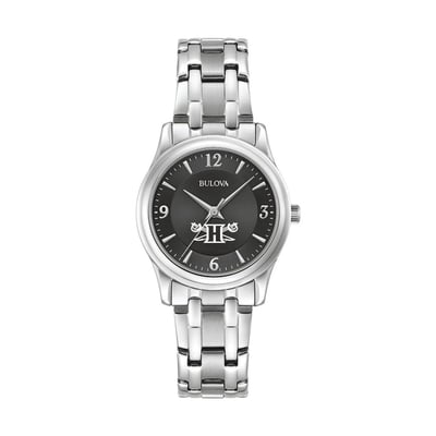 Hampton Pirates Bulova Women's Corporate Collection Stainless Steel Watch - Black