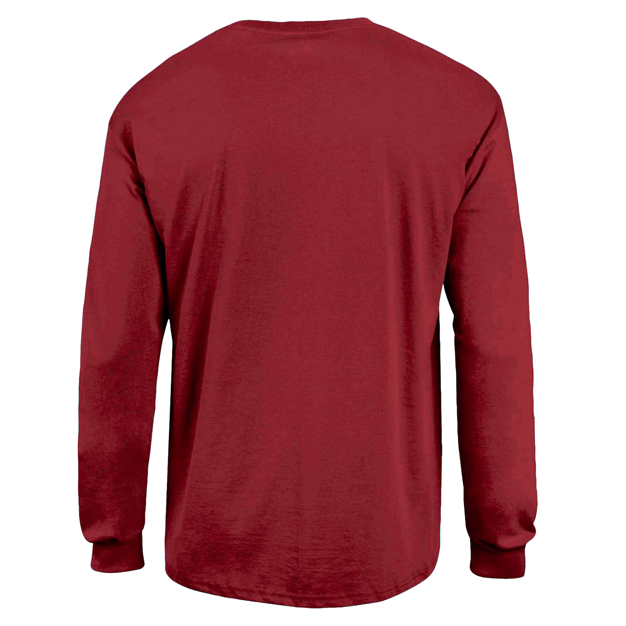 Men's Champion Crimson Harvard Arch Logo Long Sleeve T-Shirt