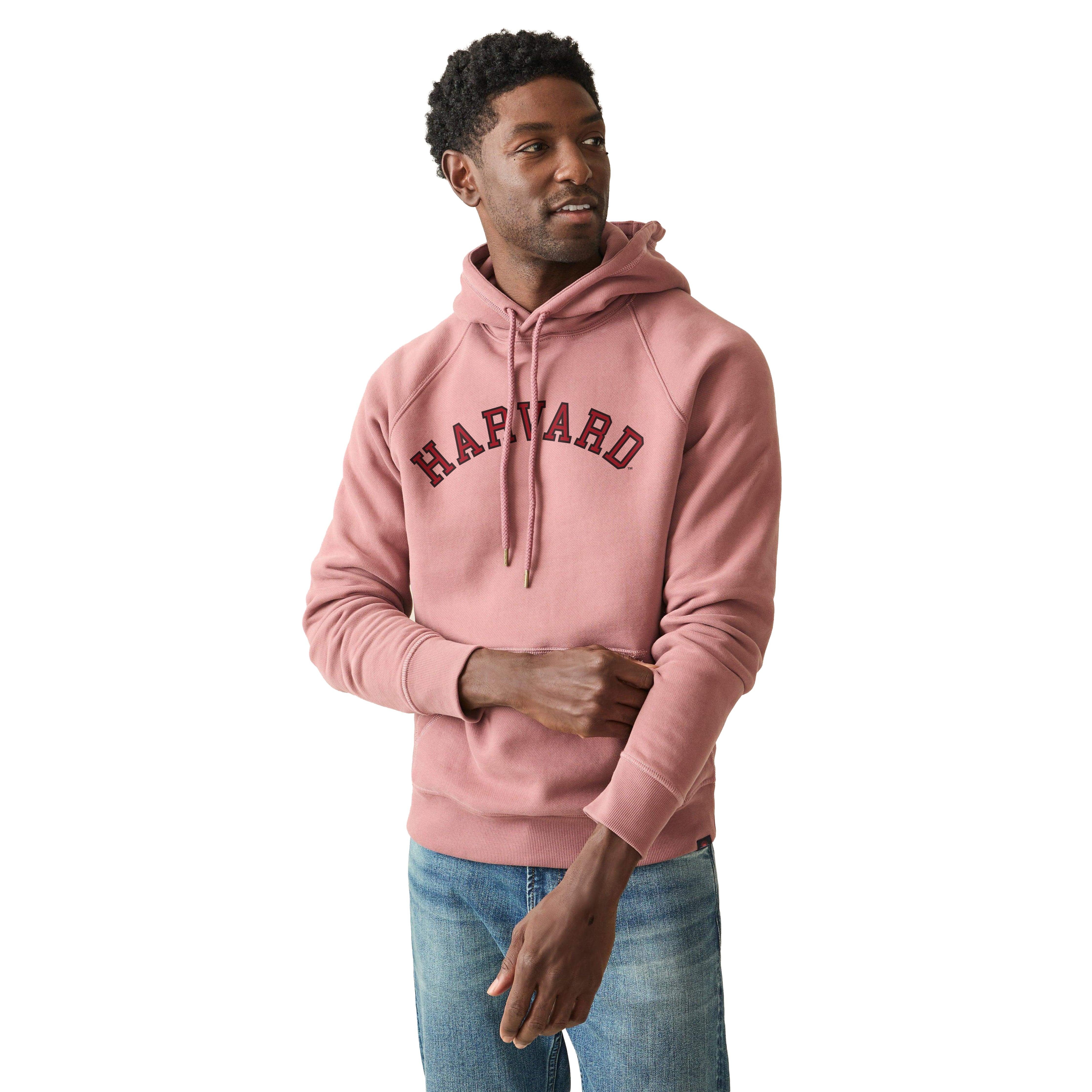 Sweat à capuche polaire FAHERTY Crimson Harvard High Standard pour homme