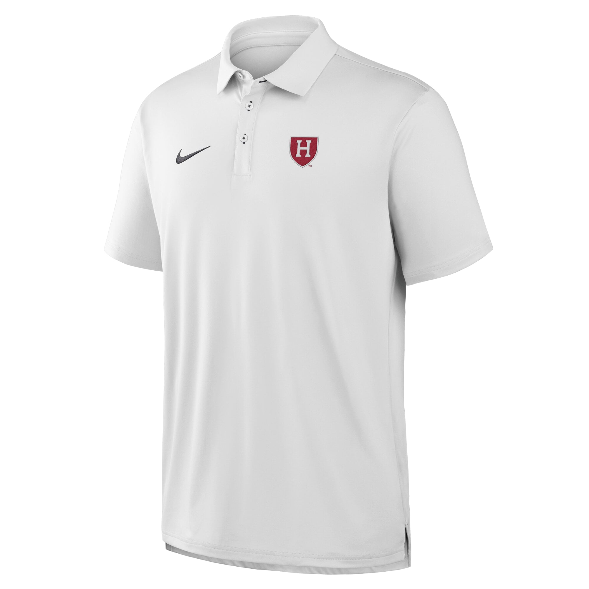 Polo Nike blanc Harvard Crimson 2026 Sideline pour homme