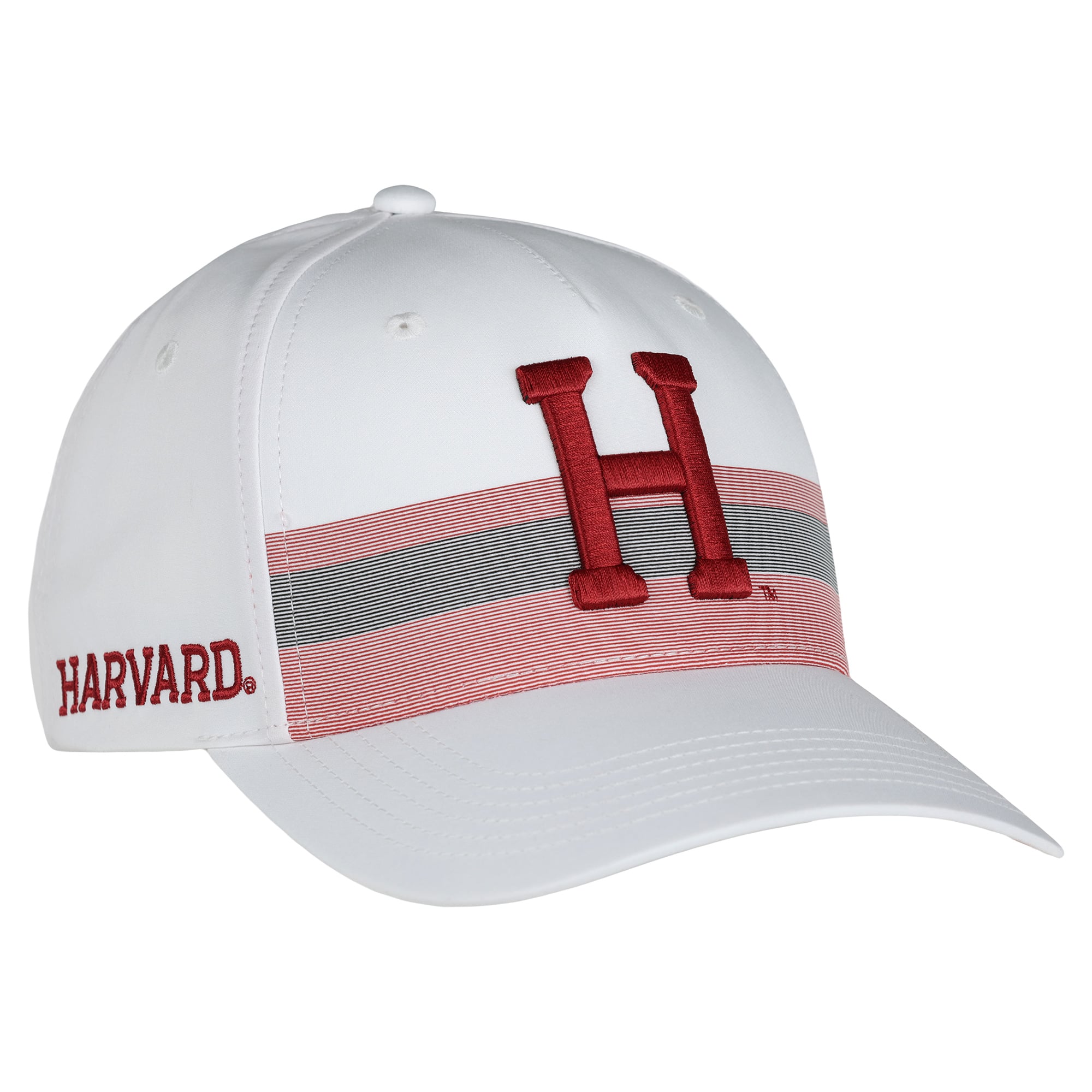Unisex Ahead White Harvard Crimson The Sideline Adjustable Hat