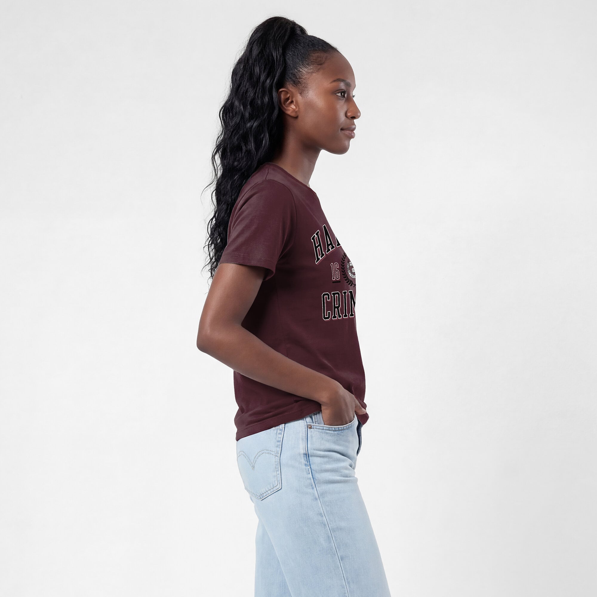 Women's Champion Crimson Harvard Lifestyle T-Shirt