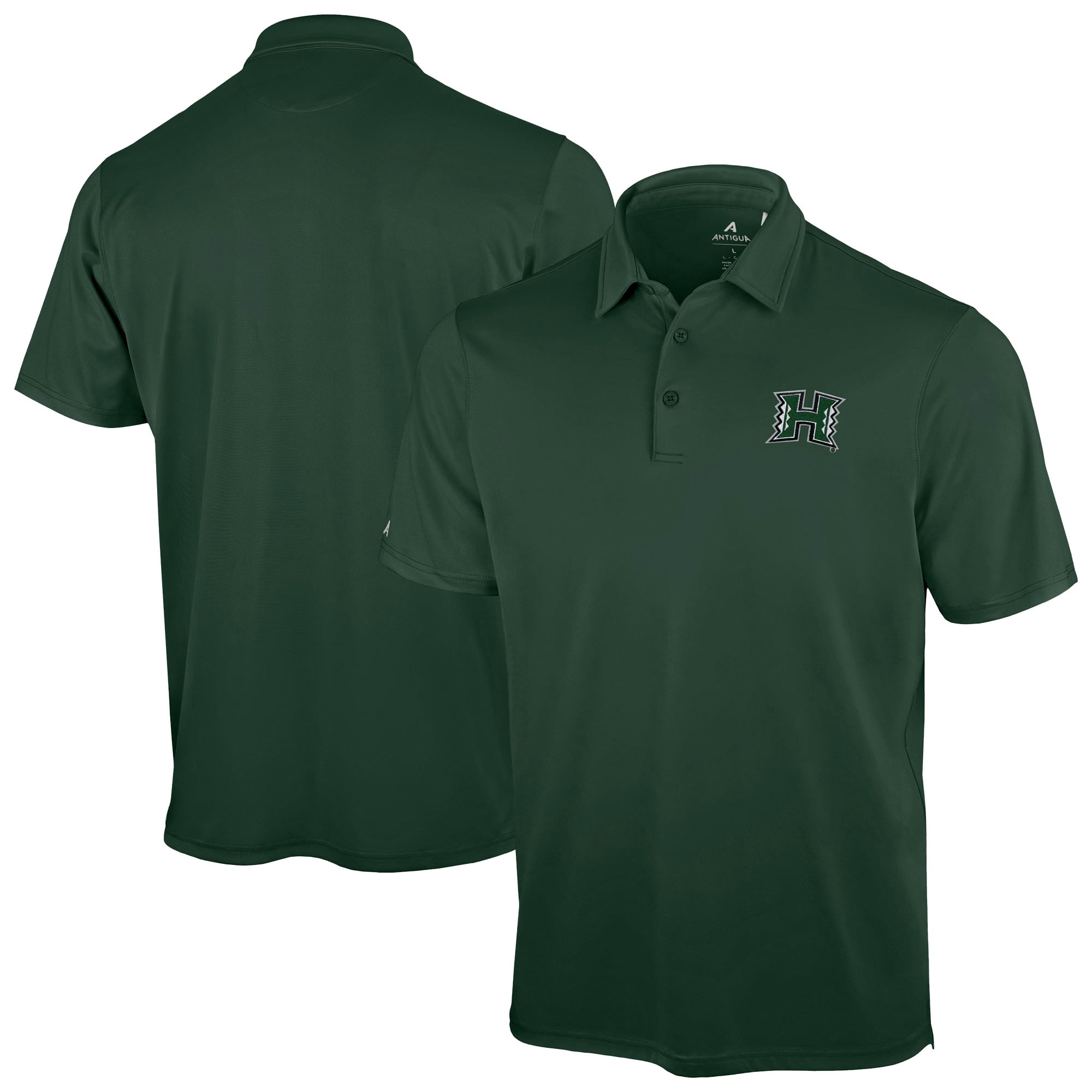 Polo Antigua vert Hawaii Rainbow Warriors Unshakable Solid pour homme