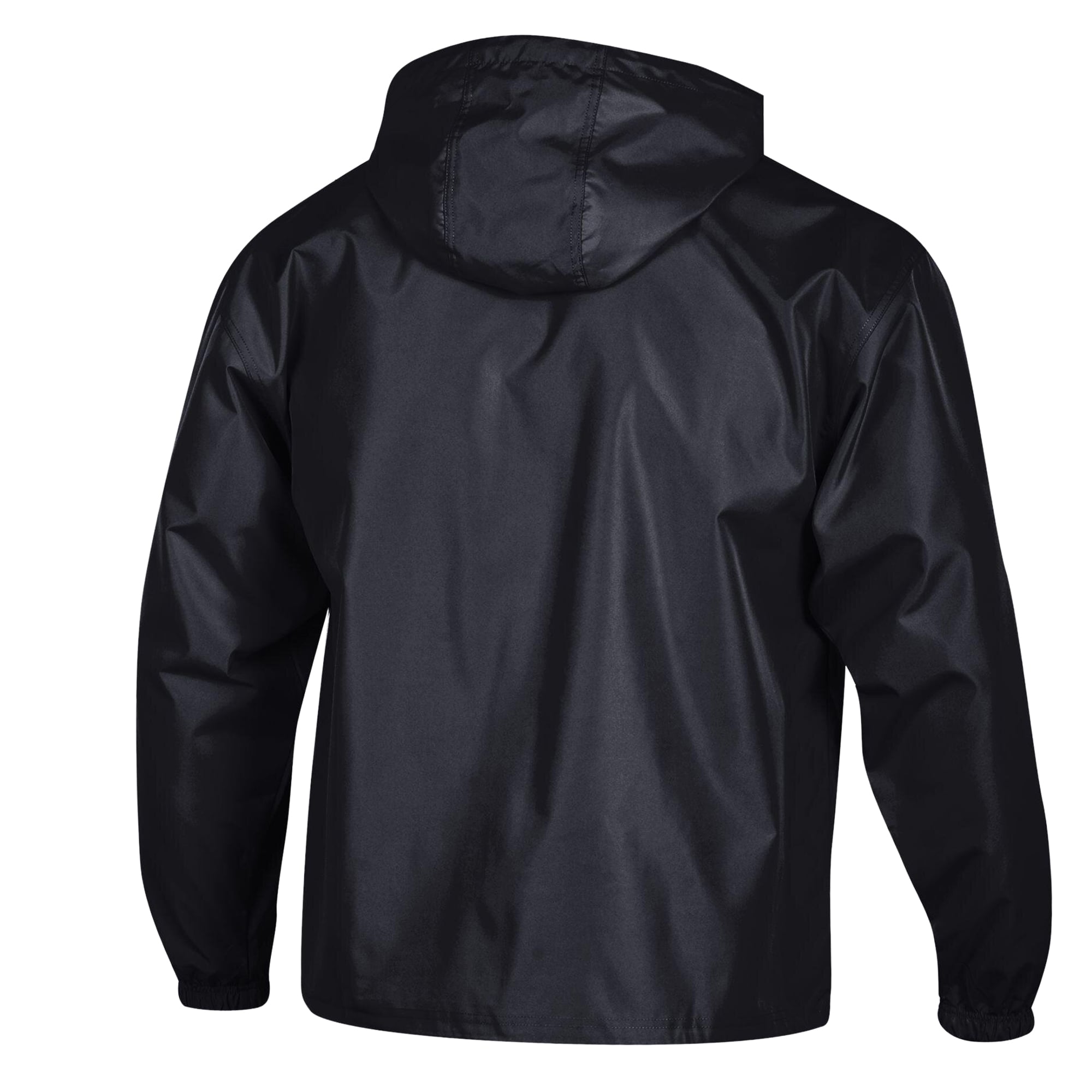 Veste à capuche zippée demi-zip compressible Champion Black Hawaii Rainbow Warriors pour homme