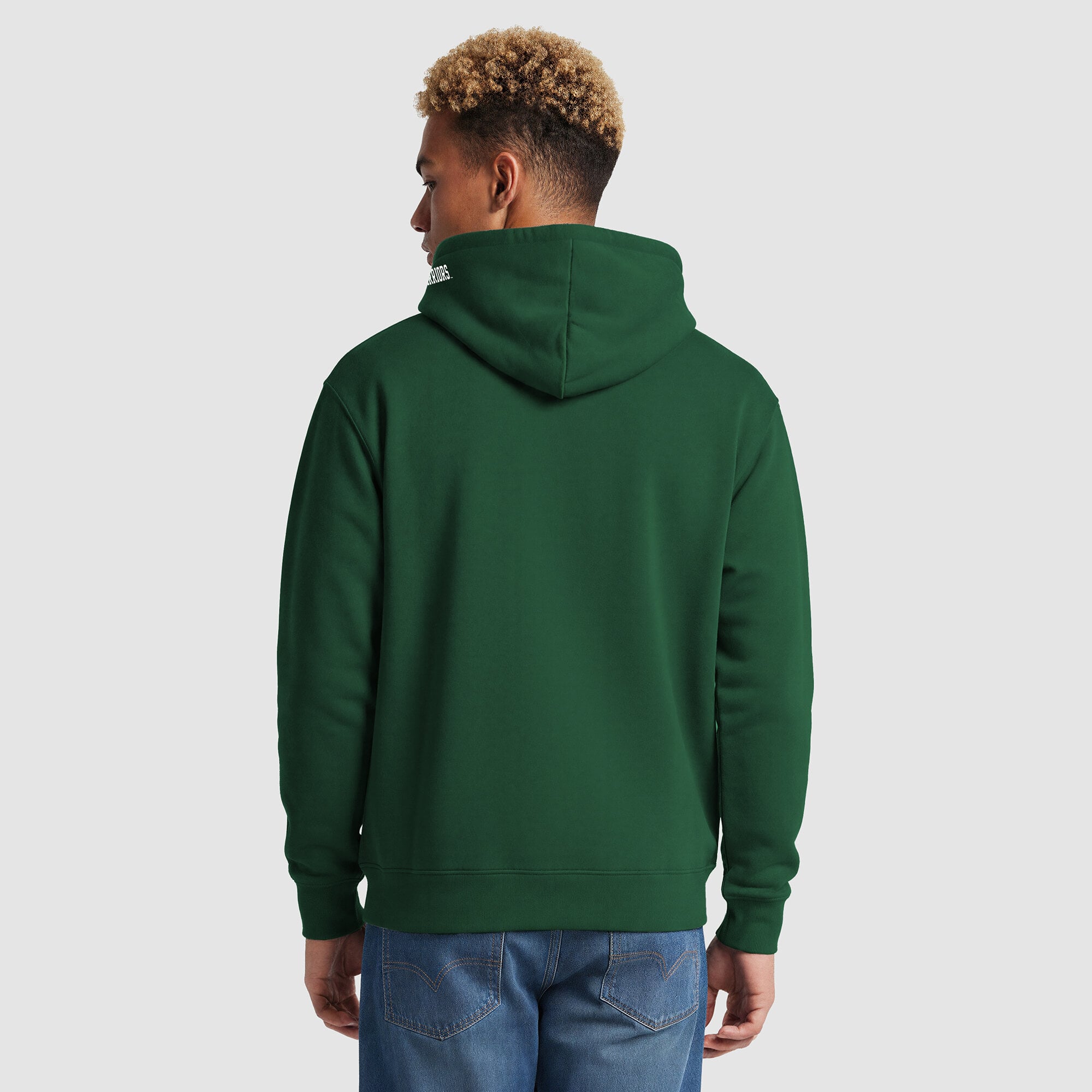 Sweat à capuche contrasté Champion vert/gris chiné Hawaii Rainbow Warriors pour homme