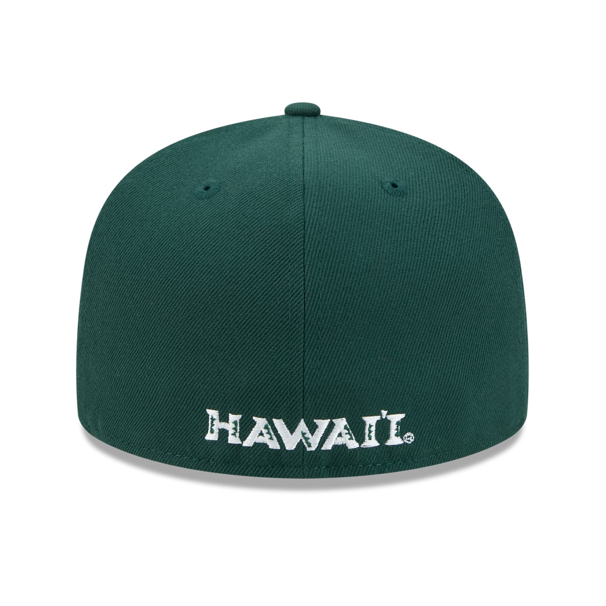 Casquette ajustée New Era Core 59FIFTY verte Hawaii Rainbow Warriors pour homme