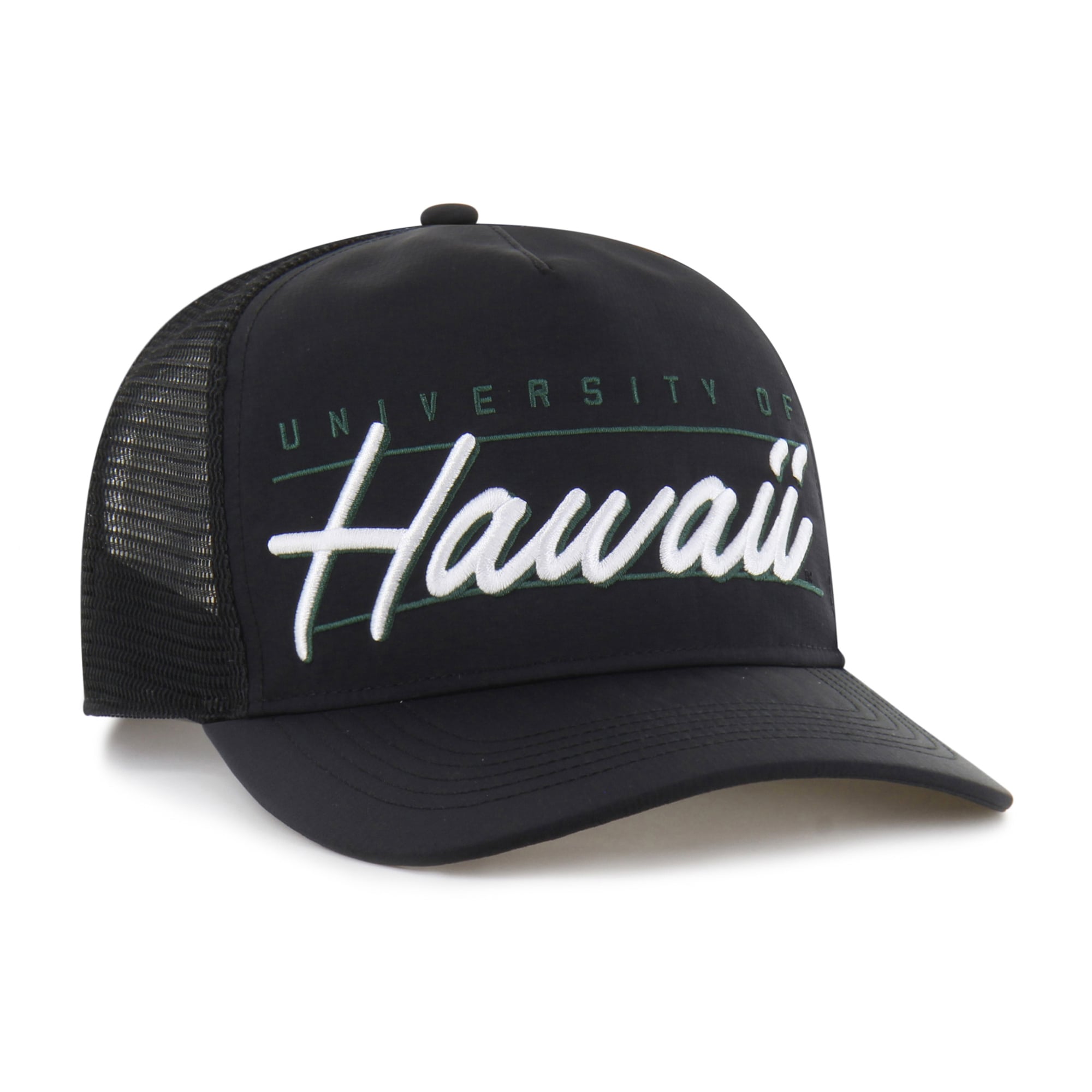 Casquette unisexe '47 Black Hawaii Rainbow Warriors brrr° Condor Mesh Hitch ajustable