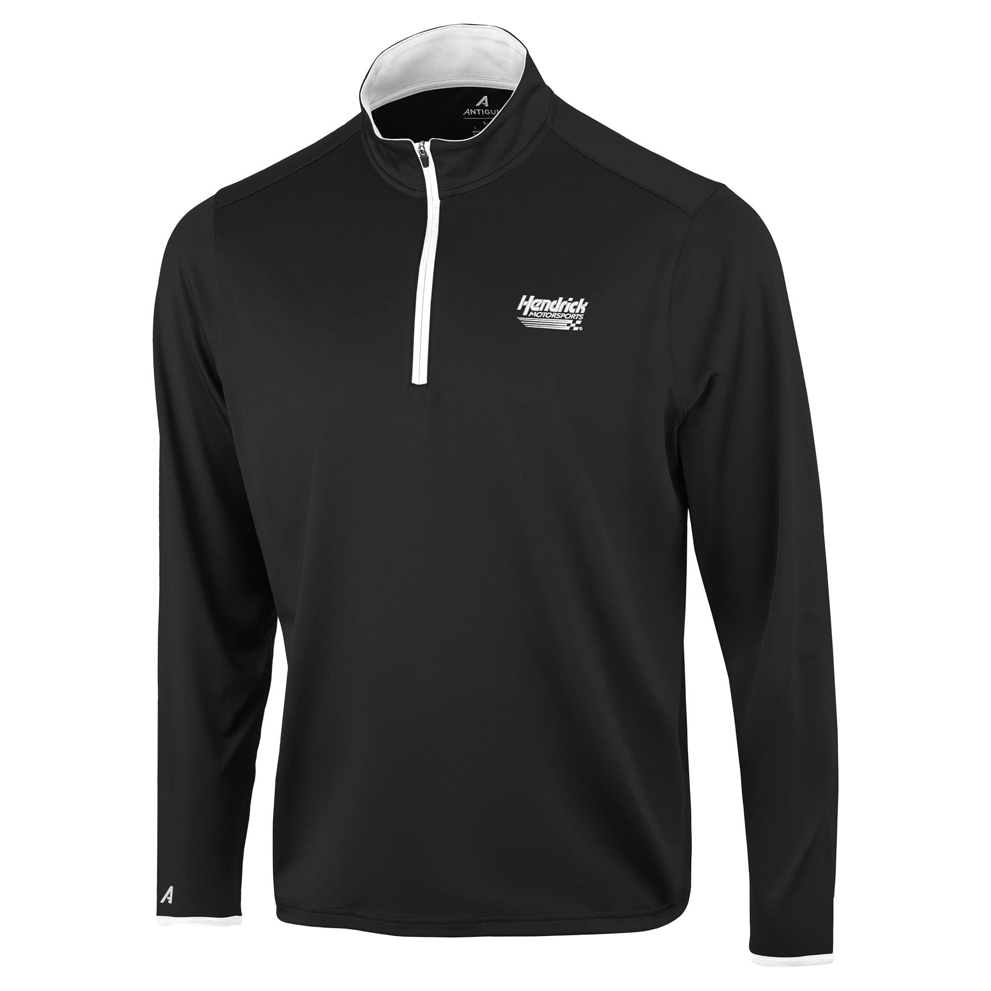 Pull à col zippé Antigua Black Hendrick Motorsports Brink Desert Dry pour homme