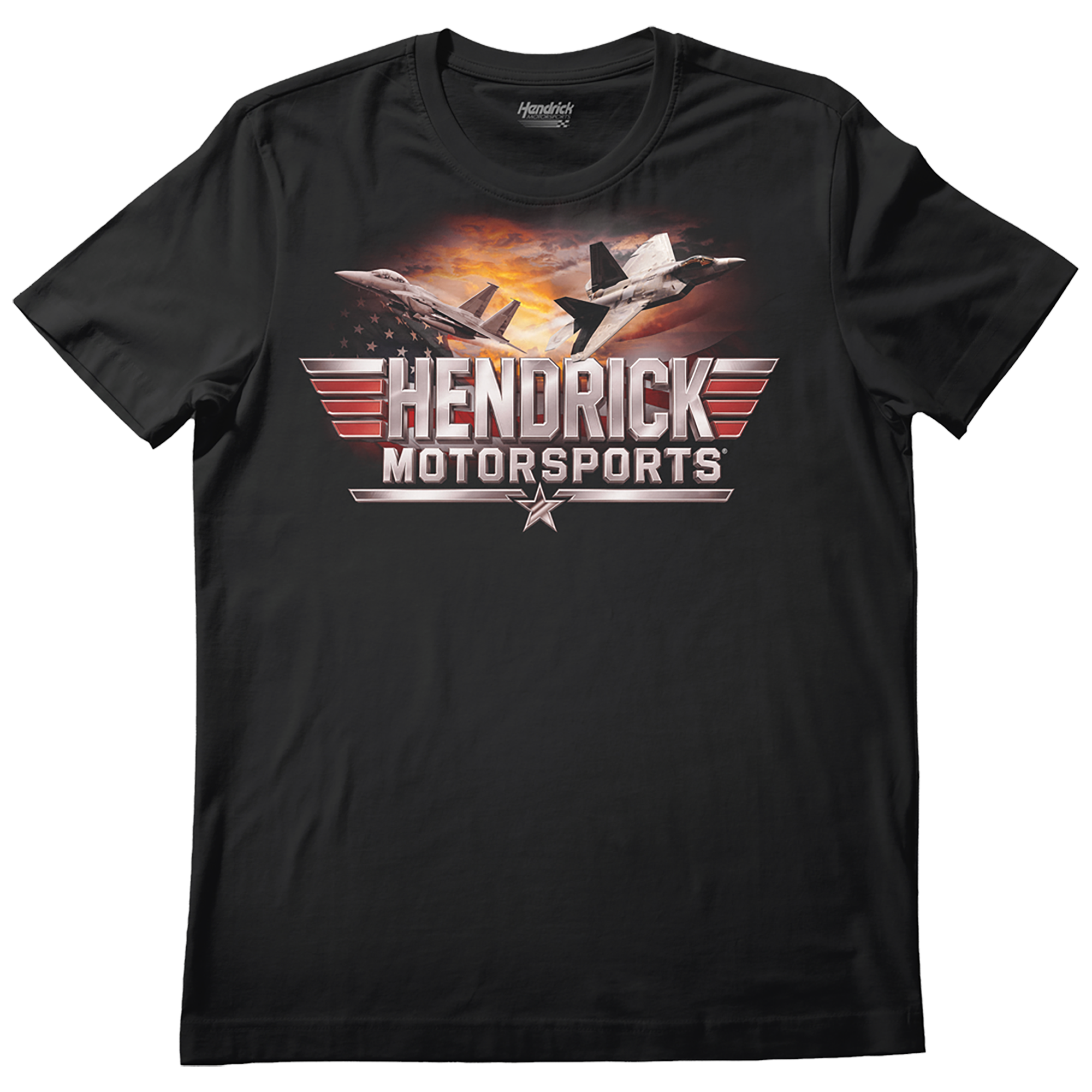 Men's Classic Ink Black Hendrick Motorsports Victory Squadron T-Shirt