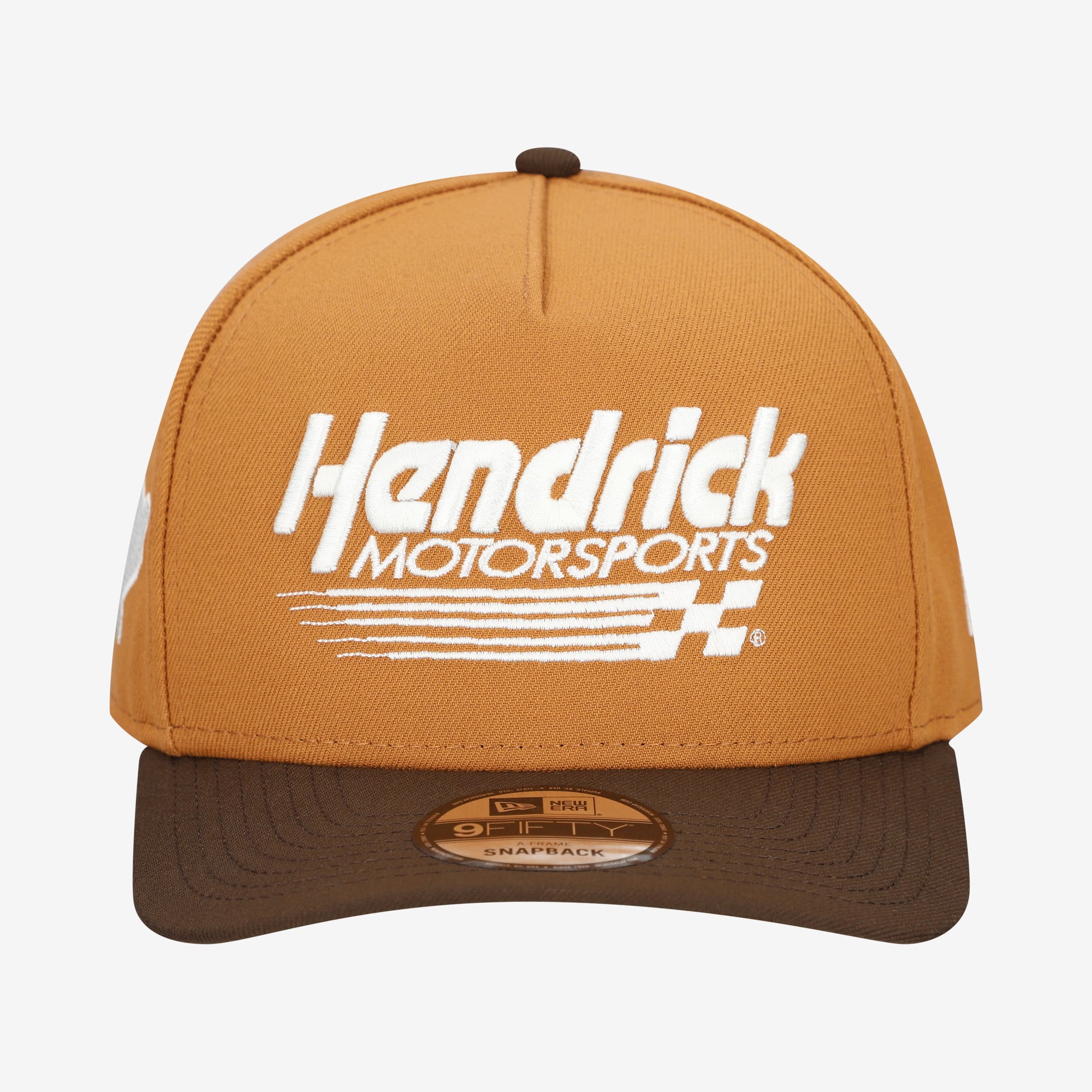 Casquette snapback New Era marron Hendrick Motorsports Texas A-Frame 9FIFTY pour homme