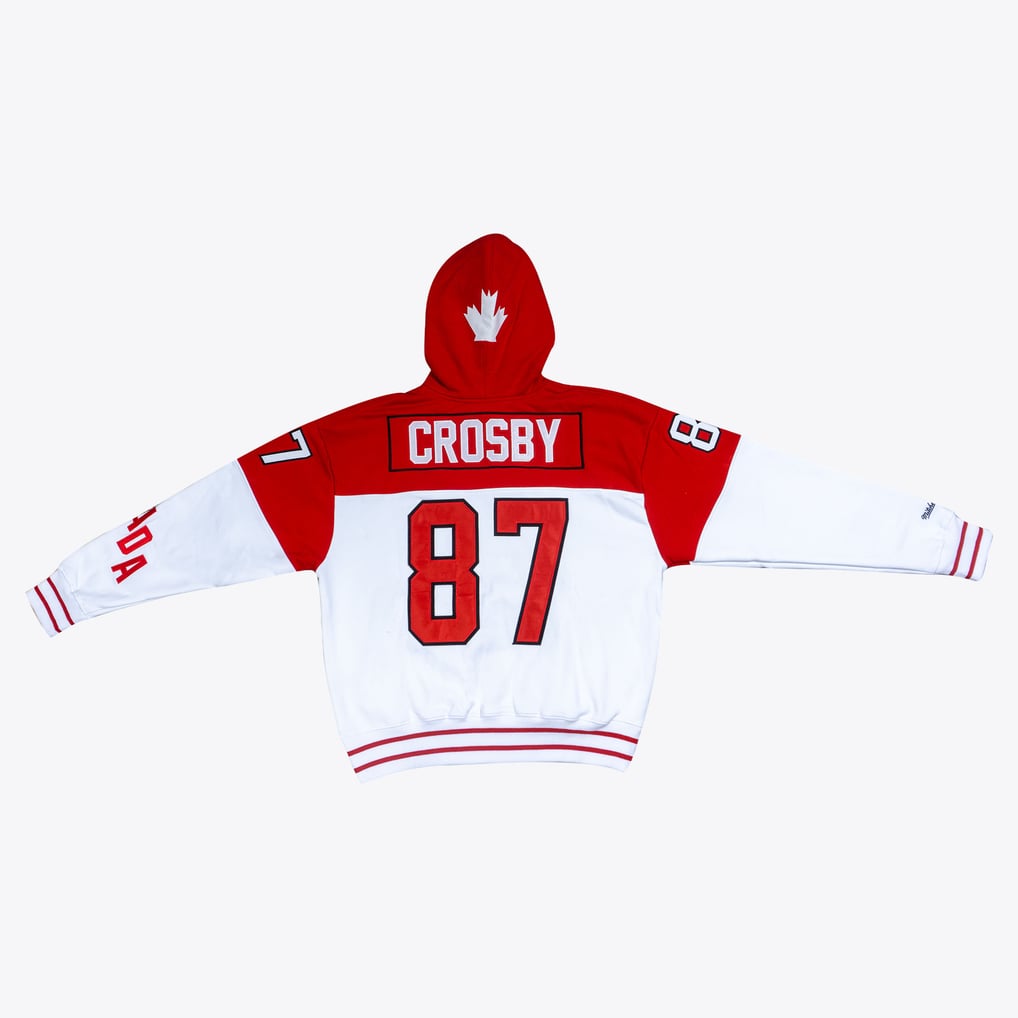 Sweat à Capuche Homme Des Canadiens De Montréal - Marque '47, Jersey Poids Lourd, Blanc, Licence Officielle