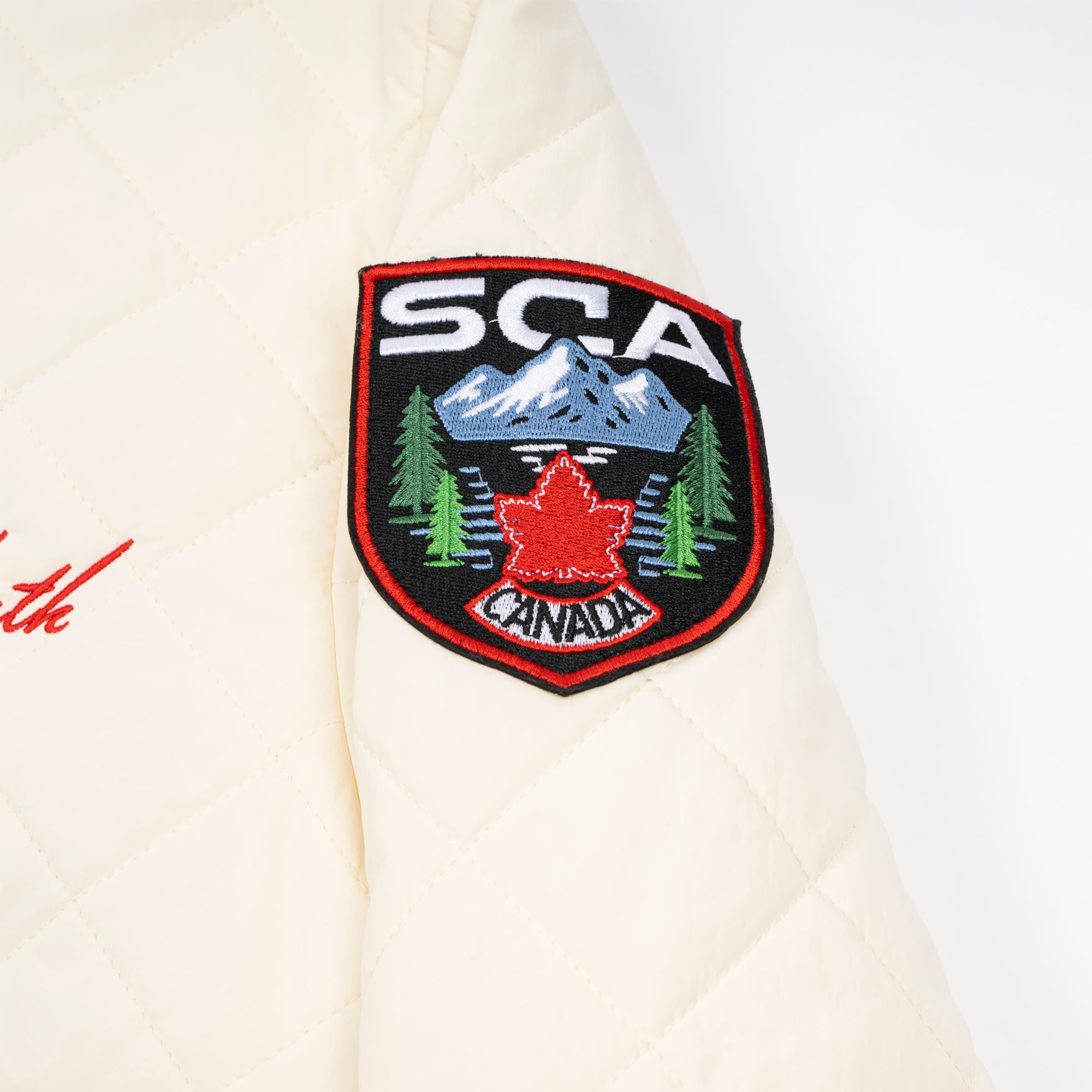 Unisex SPORTS CLUB ATELIER Red Hockey Canada True North Quilted Jacket