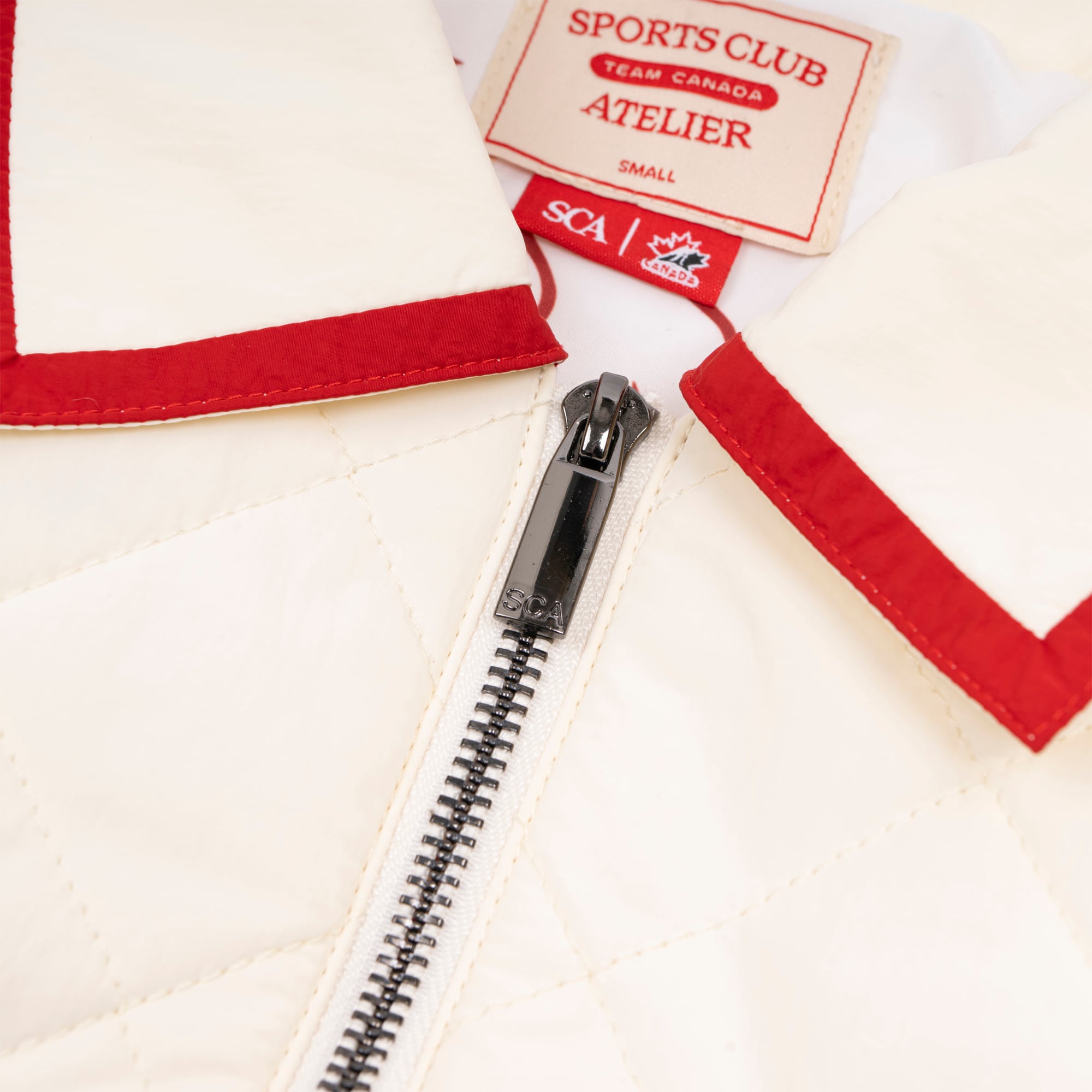 Unisex SPORTS CLUB ATELIER Red Hockey Canada True North Quilted Jacket