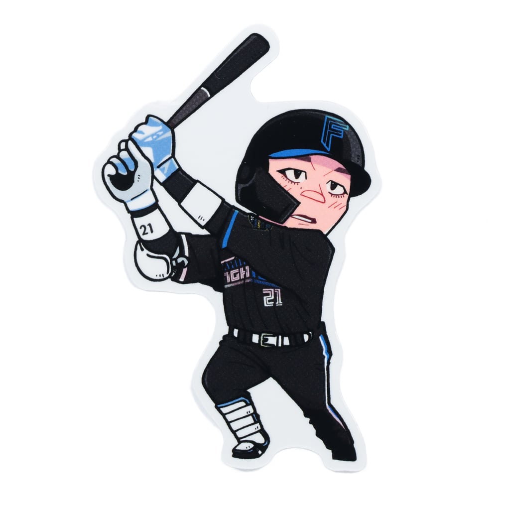 エスコンフィールド1周年ユニフォーム 選手イラストステッカー 清宮 