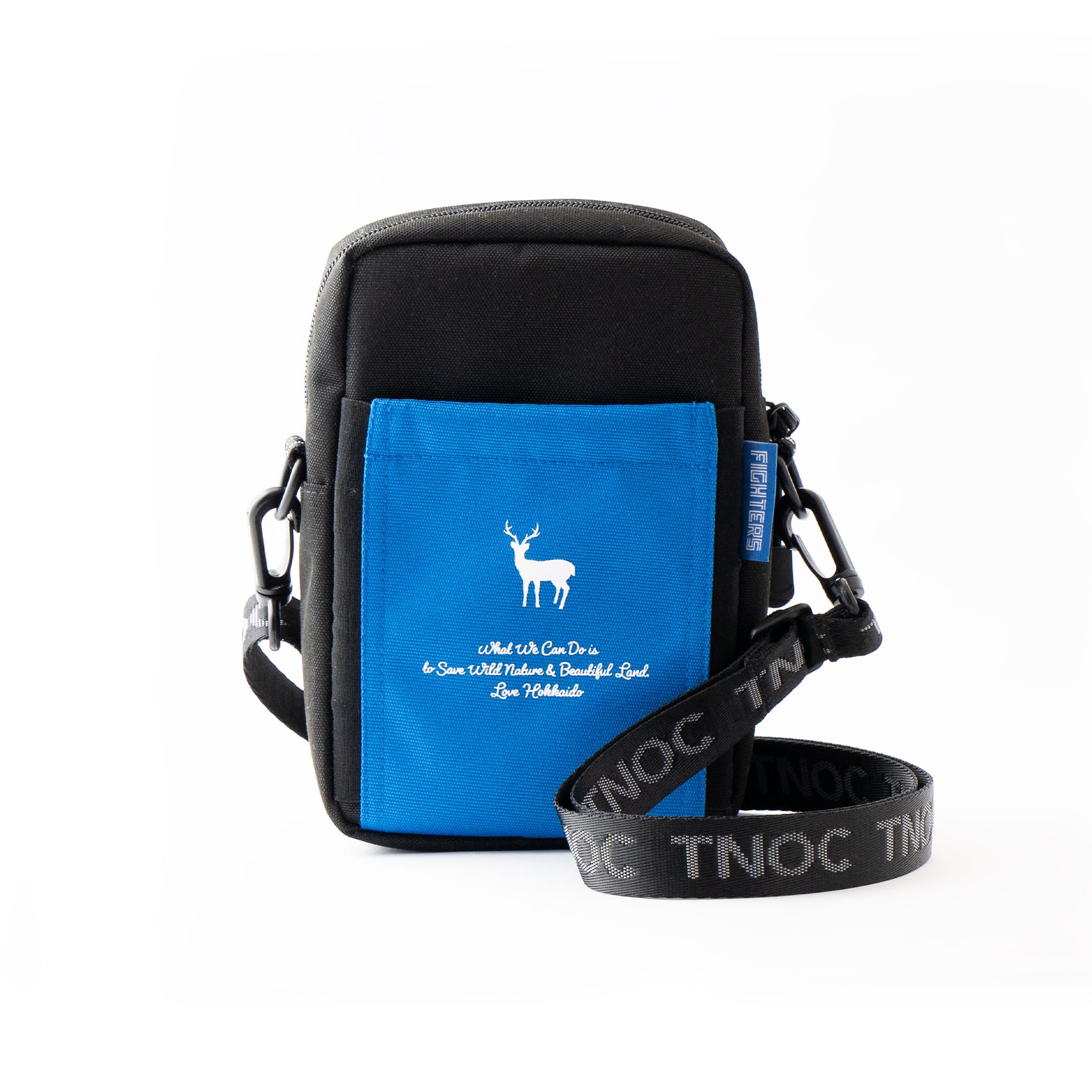F／MODE TNOC THE NANO MESSENGER BAG NIGHT BLACK × FIGHTERS BLUE