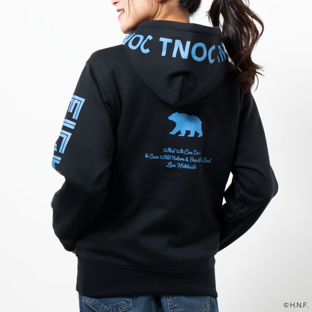 F / MODE TNOC THE HOODIE ZIPUP YT-3 / NIGHT BLACK