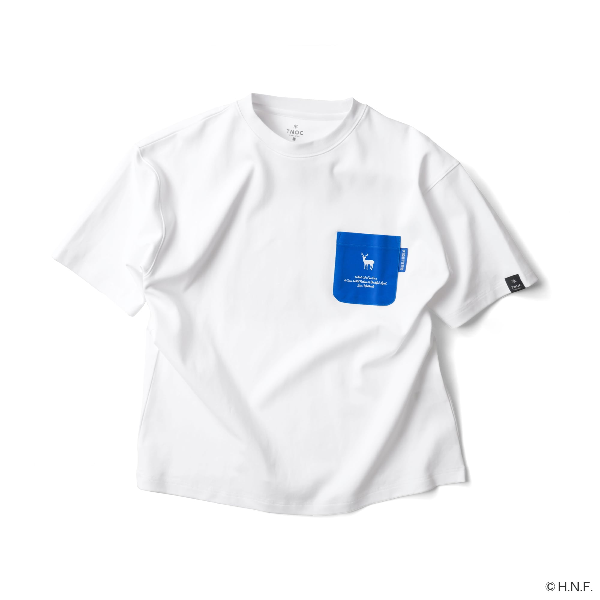 F／MODE TNOC THE TEE PONTE FIGHTERS BLUE R-POCKET SNOW WHITE