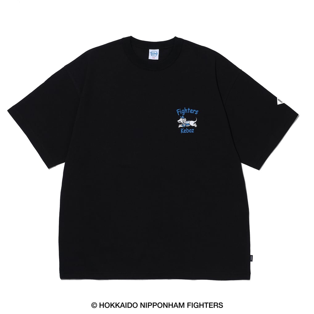 FIGHTERS × KEBOZ BASEBALL DOG SS TEE（ブラック）