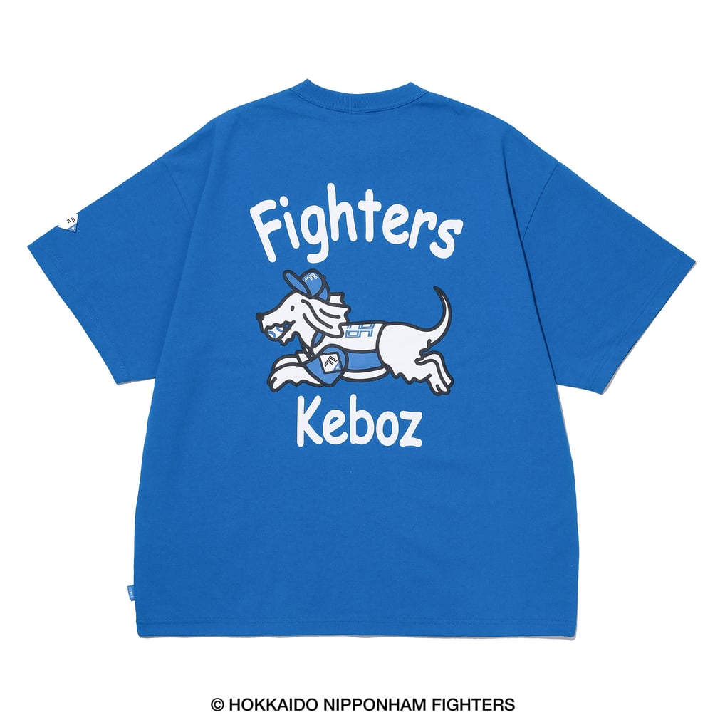 FIGHTERS × KEBOZ BASEBALL DOG SS TEE（ブルー）