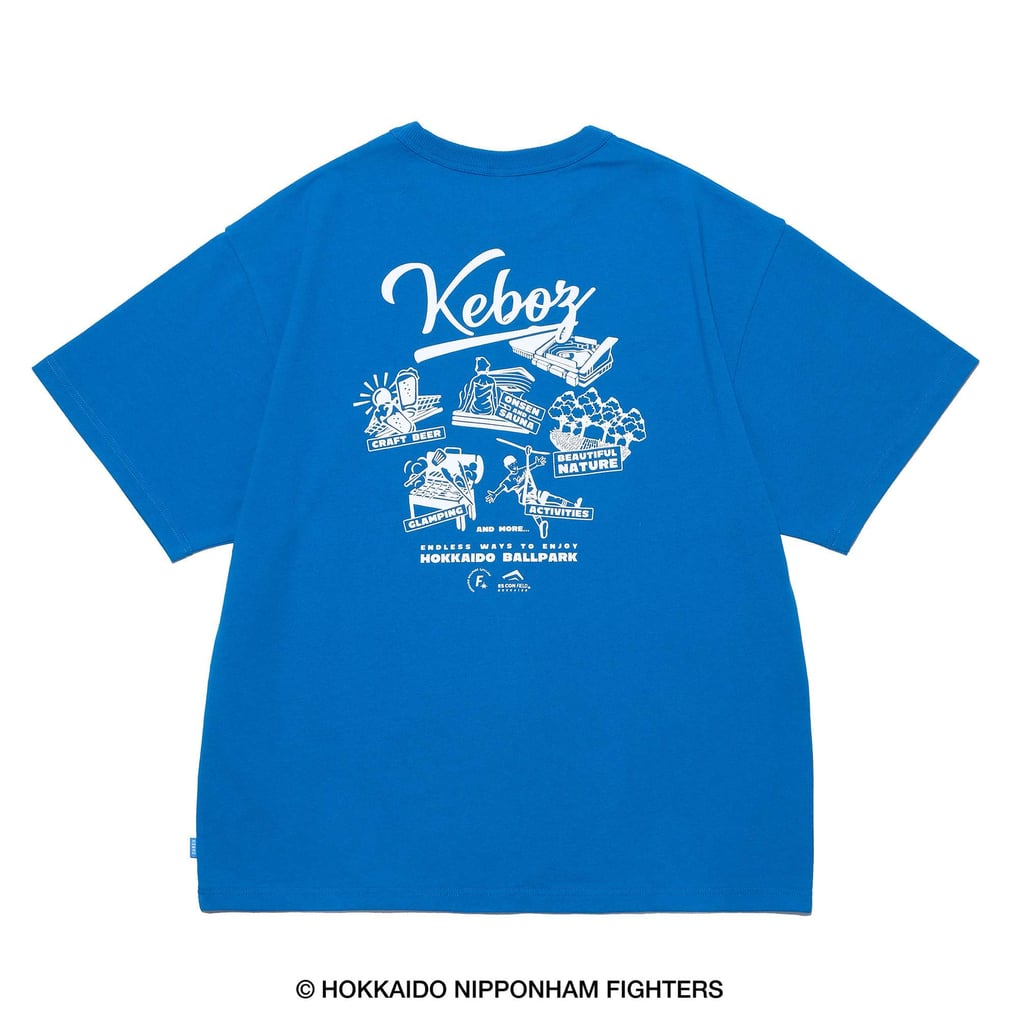 FIGHTERS × KEBOZ F VILLAGE S／S TEE（ブルー）
