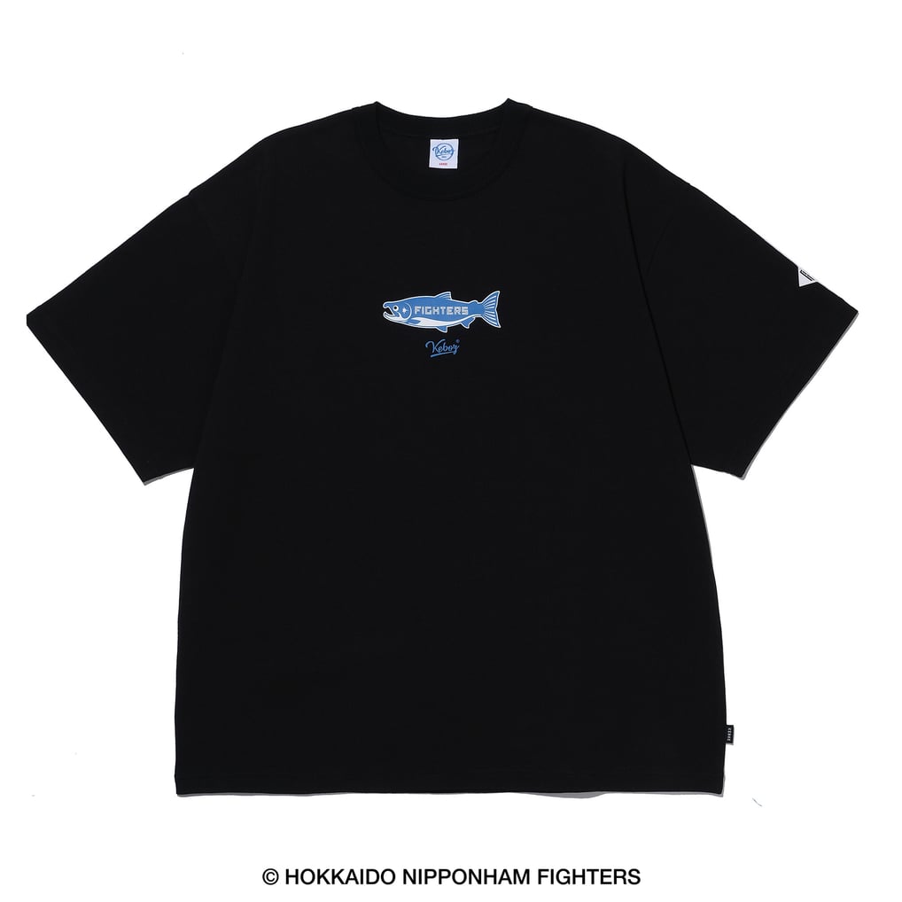 FIGHTERS × KEBOZ SHAKEMARU SS TEE（ブラック）