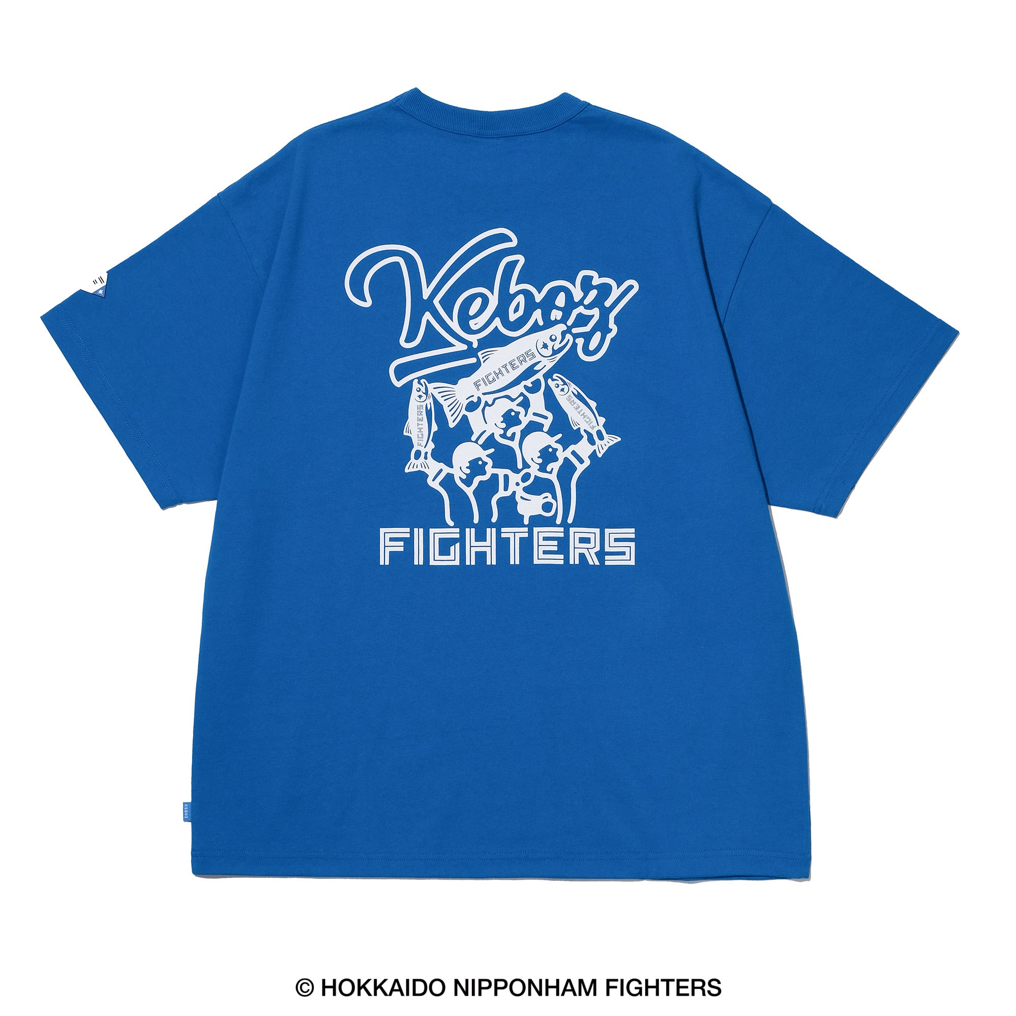 FIGHTERS × KEBOZ SHAKEMARU SS TEE（ブルー）