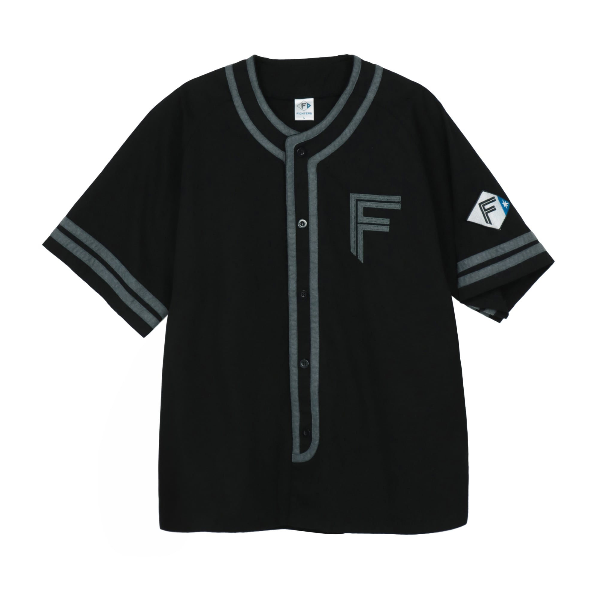 ファイターズ クーパーズタウン ベースボールシャツ（ブラック）