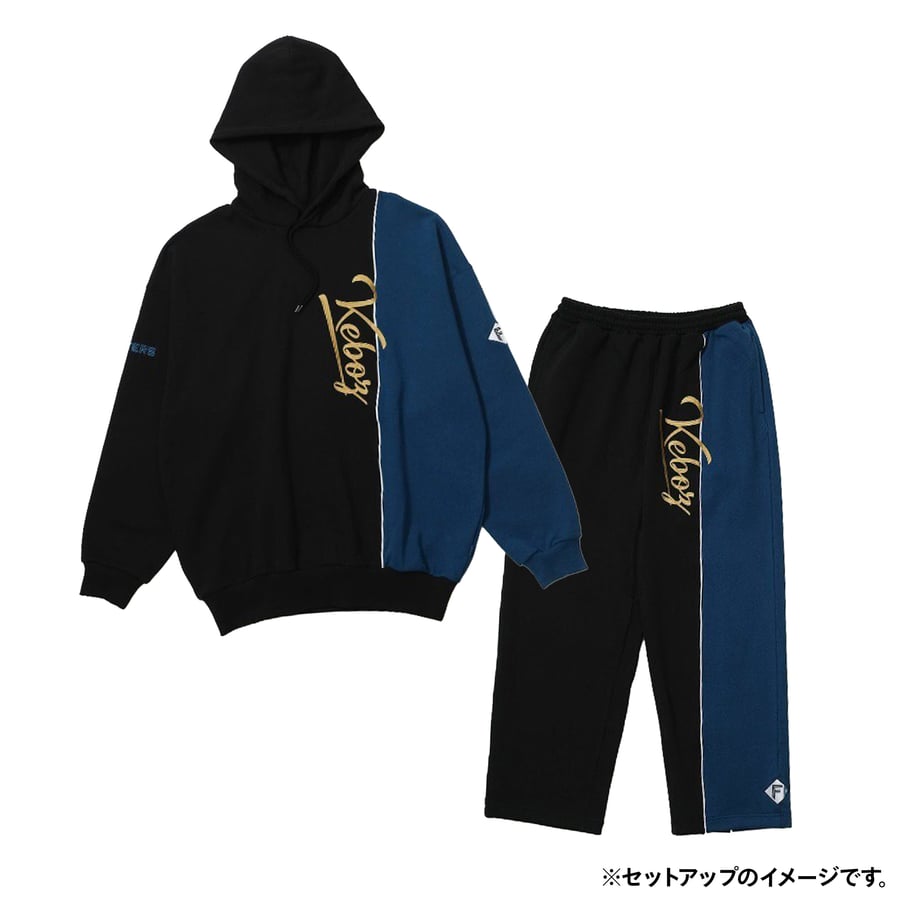 FIGHTERS×KEBOZ 2 TONE SWEAT HOODIE 2