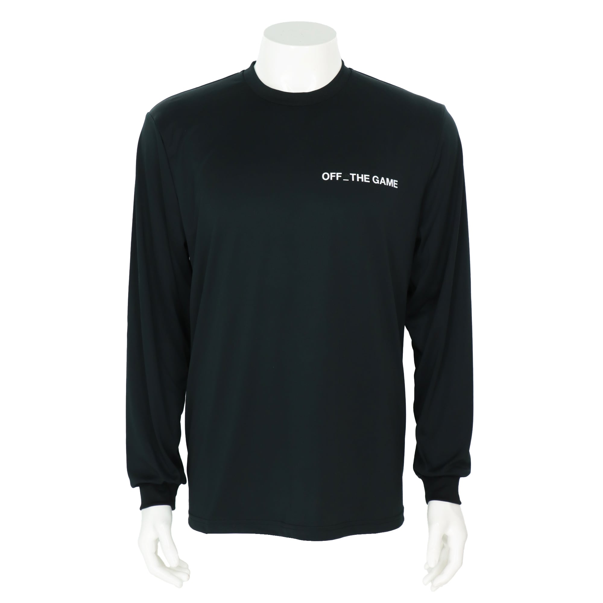 24SS ロングスリーブ Tシャツ 【OFF＿THE GAME】 ブラック