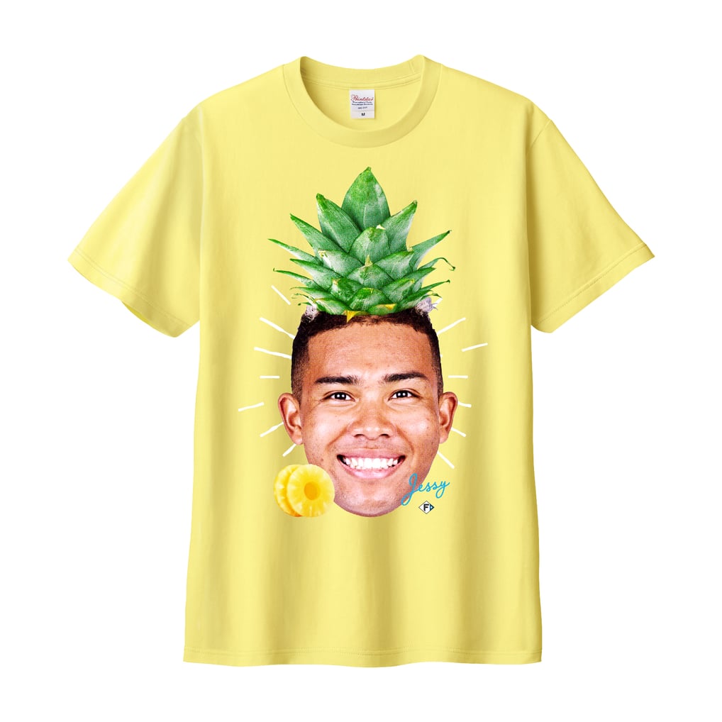水谷 瞬選手 “パイナポーフェイス” Tシャツ イエロー