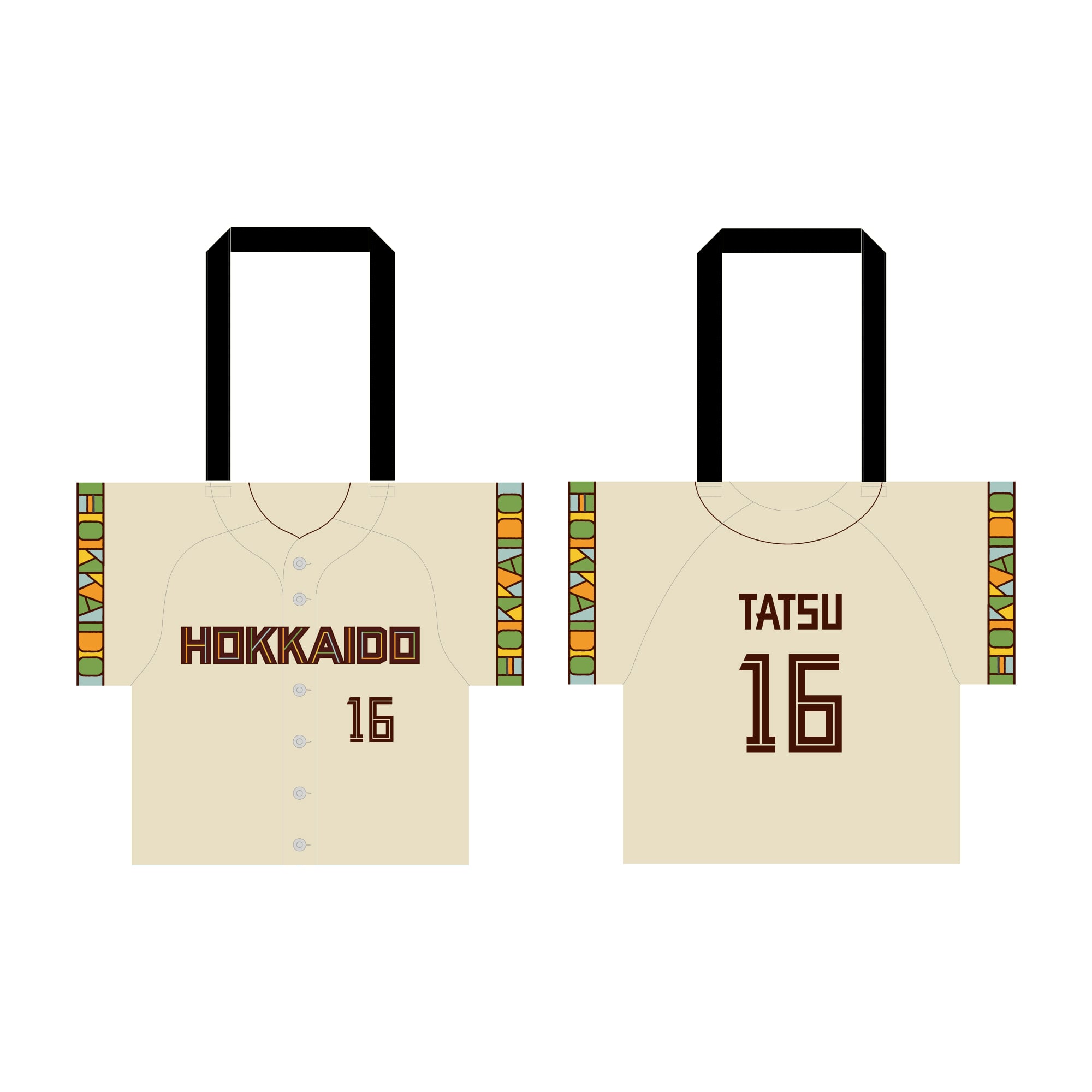 WE LOVE HOKKAIDO & FIGHTERS 2026 ユニフォーム型トートバッグ (達 