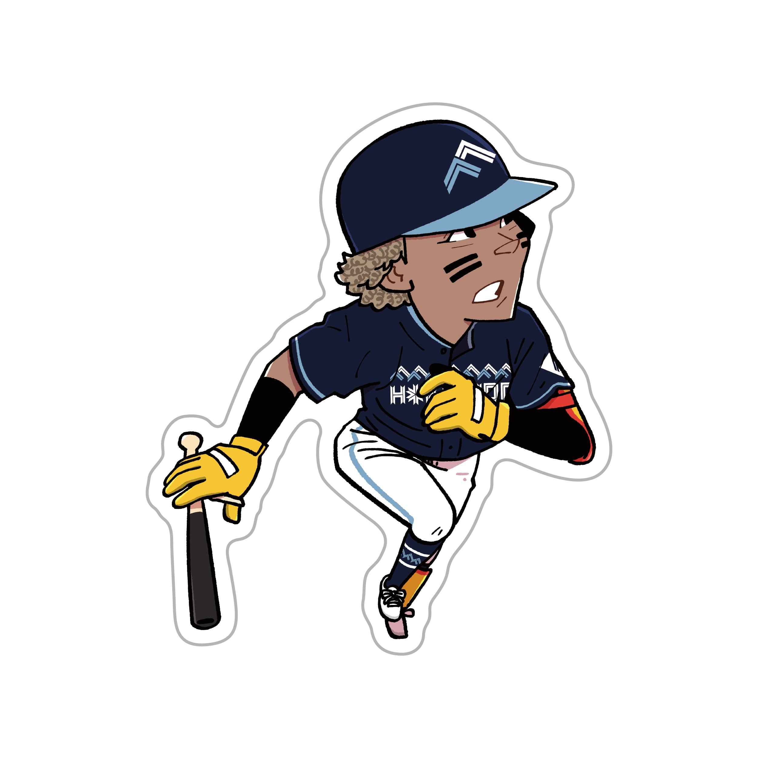 WE LOVE HOKKAIDO & FIGHTERS》ユニフォームステッカー#53 水谷 瞬