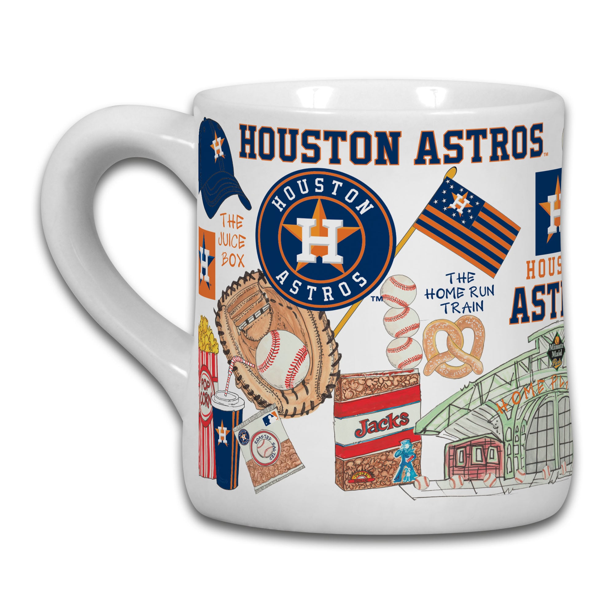 Mug en céramique Houston Astros de 59 cl (20 oz) avec icône