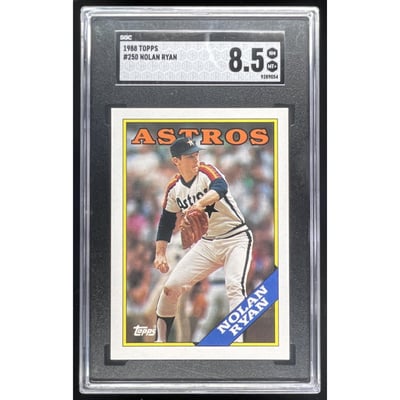 1988 Topps #250 Nolan Ryan SGC 8.5