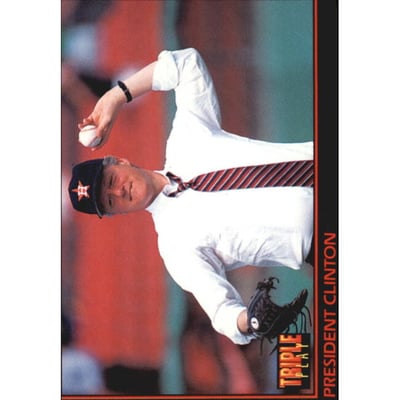 1993 Triple Play #32 President Bill Clinton