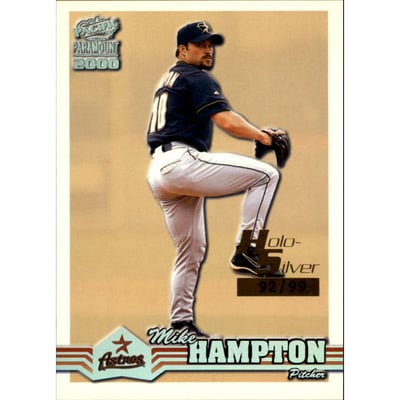 2000 Paramount Holographic Silver #104 Mike Hampton