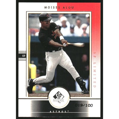 2000 SP Authentic Limited #44 Moises Alou