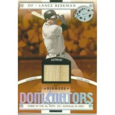 2001 Donruss Class of 2001 Diamond Dominators #DM2 Lance Berkman Bat/725
