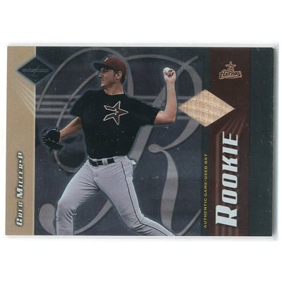 2001 Leaf Limited #339 Greg Miller Bat/700 RC