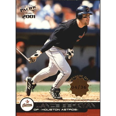 2001 Pacific Premiere Date #181 Lance Berkman