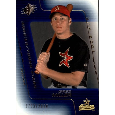 2001 SPx #100 Greg Miller YS RC
