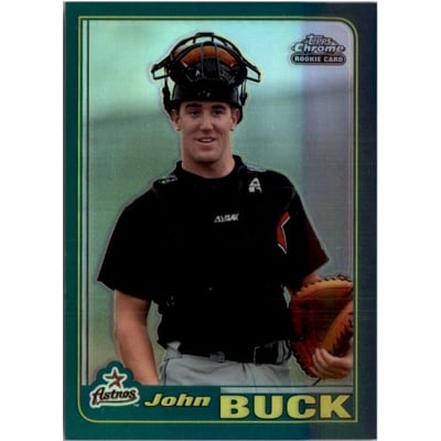 2001 Topps Chrome Traded Retrofractors #T216 John Buck