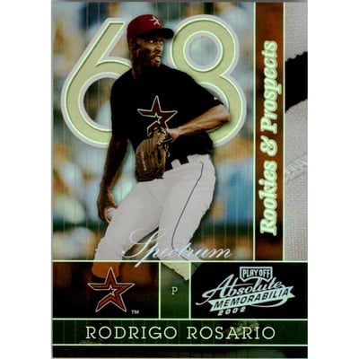 2002 Absolute Memorabilia Spectrum #177 Rodrigo Rosario RP