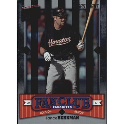 2002 Donruss Best of Fan Club Spotlight #284 Lance Berkman FC