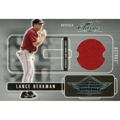 2002 Donruss Classics New Millennium Classics #17 Lance Berkman Jsy/100
