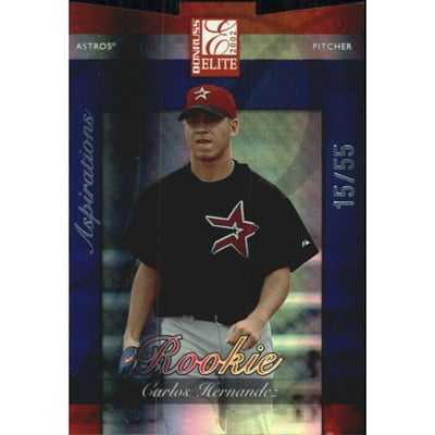 2002 Donruss Elite Aspirations #196 Carlos Hernandez ROO/55