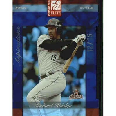 2002 Donruss Elite Aspirations #89 Richard Hidalgo/15