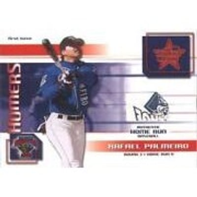 2002 Leaf Rookies and Stars BLC Homers #19 Rafael Palmeiro Rd 3 HR 4