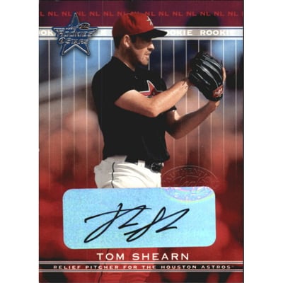 2002 Leaf Rookies and Stars Great American Signings #334 Tom Shearn/175*