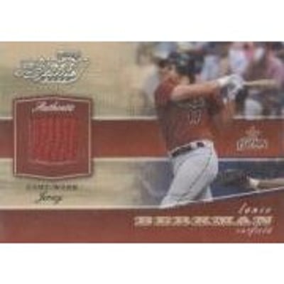 2002 Playoff Piece of the Game Materials #47A Lance Berkman Jsy